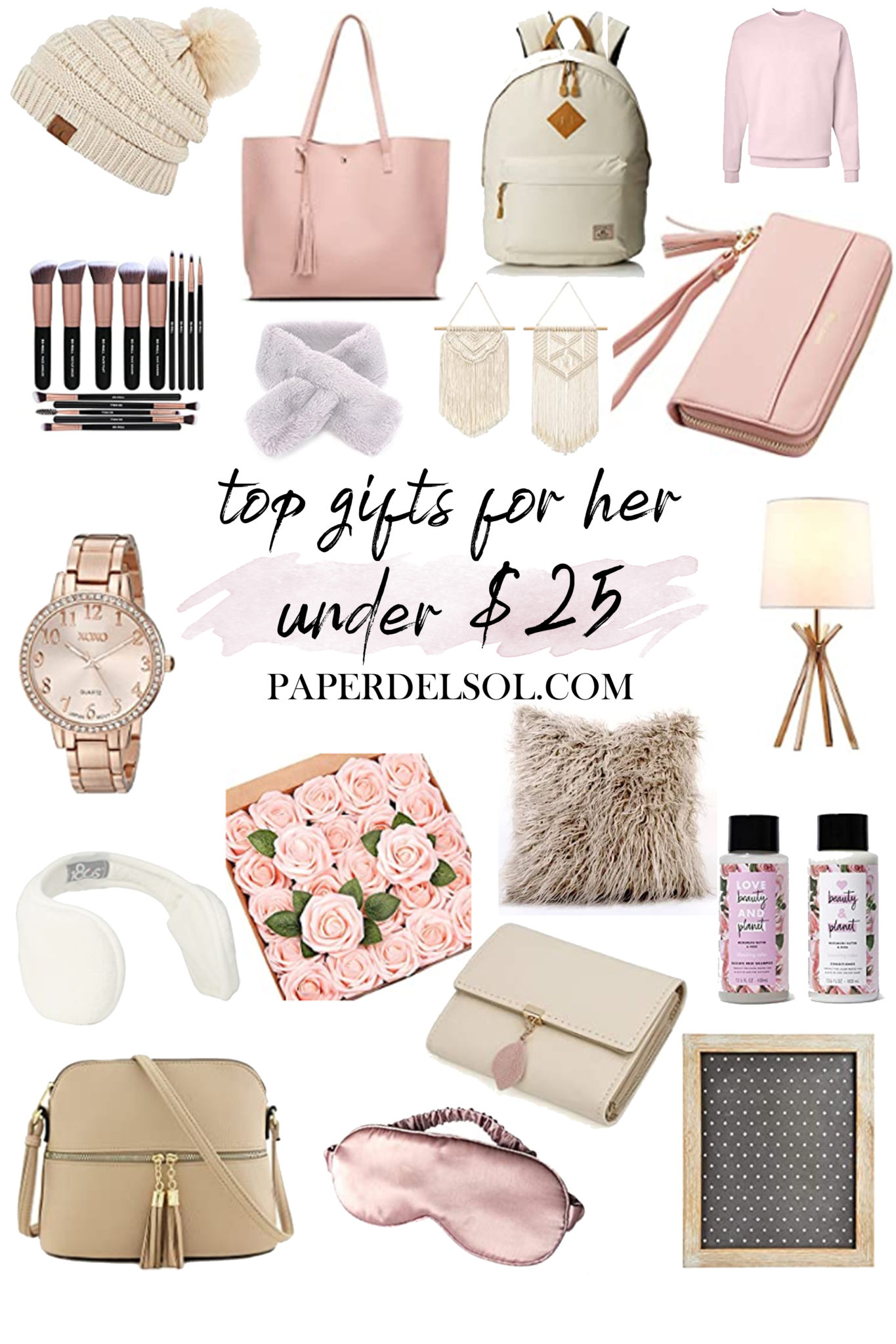 Top Gift Ideas for Her Under 25 Paper del Sol